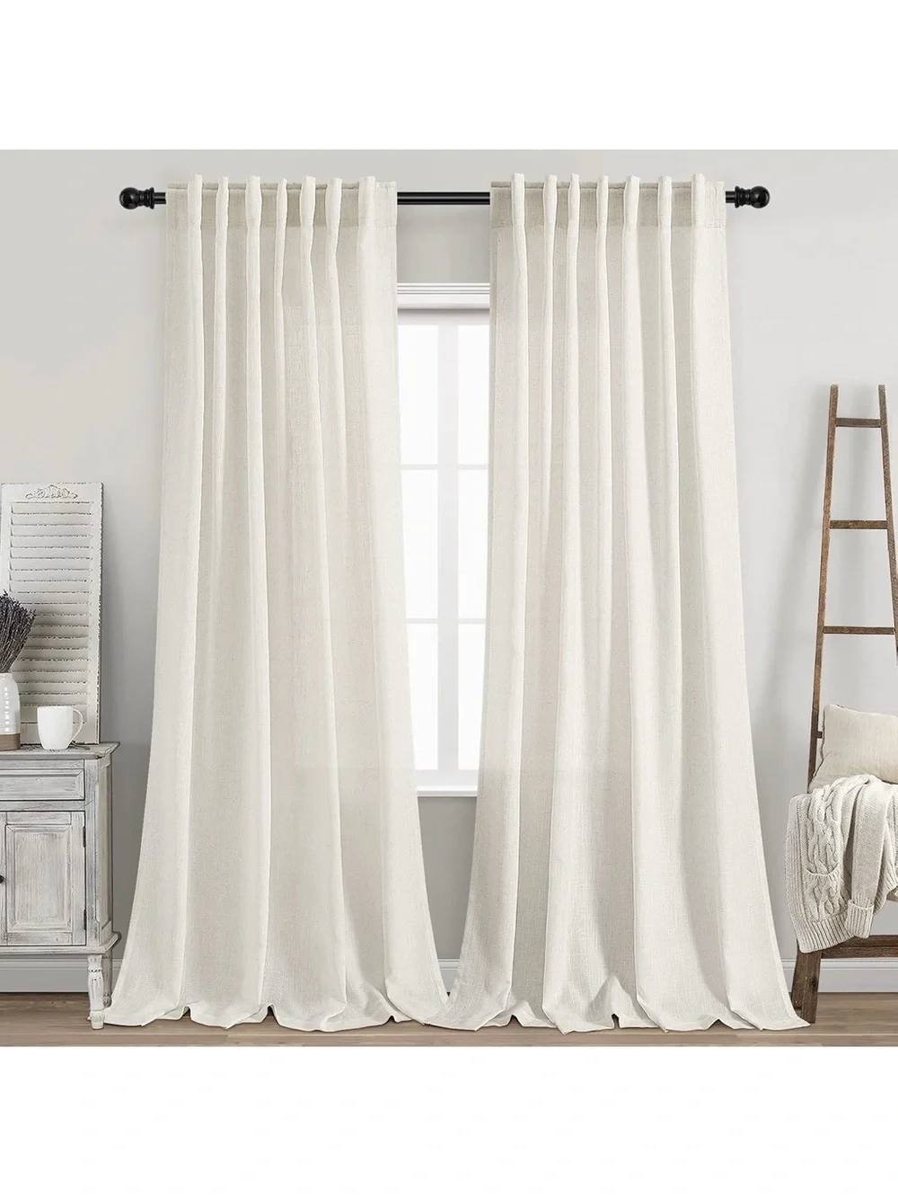 Linen 96” curtains